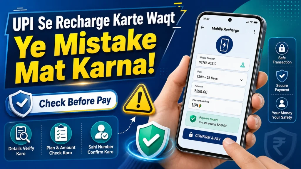 One UPI Recharge Mistake You Should Never Make